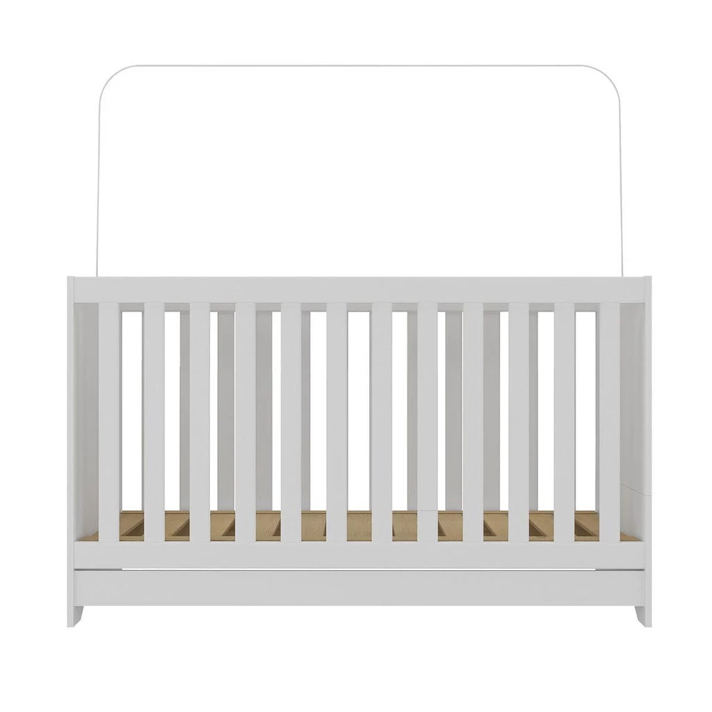 Berço 3 em 1 Evolutivo (Vira Mini Cama) - 100% Madeira Maciça [Garantia de 3 Anos]