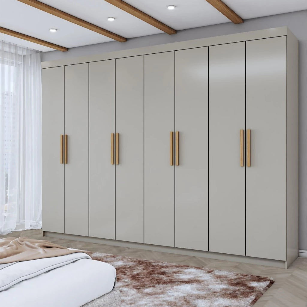 Guarda-Roupa Casal Aurora 8 Portas 4 Gavetas