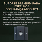 Espelho Orgânico de Chão/Parede Gigante 170x70cm com LED Touch Screen - Vivare Premium [Luz Quente/Fria]