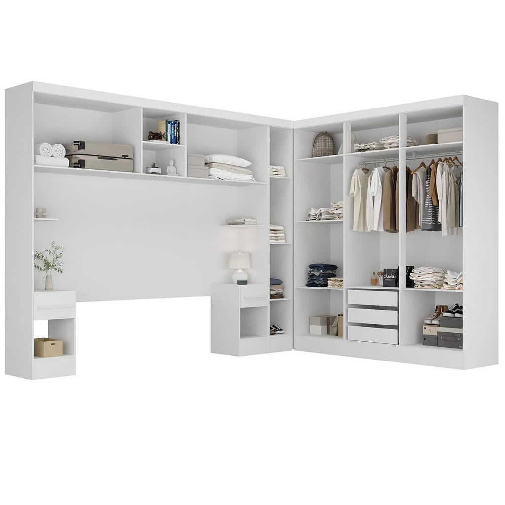 Guarda-Roupa Casal Modulado Soberano 11 Portas 5 Gavetas [QUEIMA DE ESTOQUE]