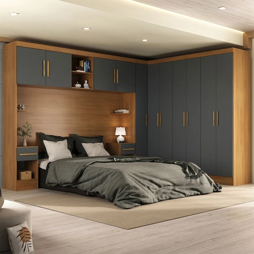 Guarda-Roupa Casal Modulado Soberano 11 Portas 5 Gavetas [QUEIMA DE ESTOQUE]