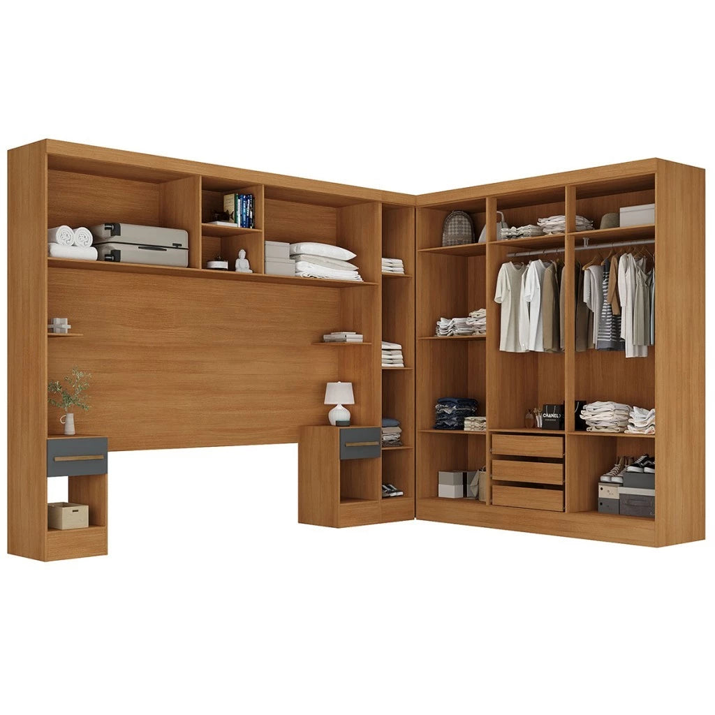 Guarda-Roupa Casal Modulado Soberano 11 Portas 5 Gavetas [QUEIMA DE ESTOQUE]